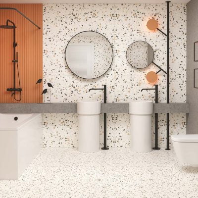 Керамогранит Megagres Terrazzo Agrimstone Ivory P 600×600