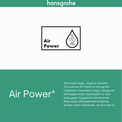 hansgrohe shower airpower